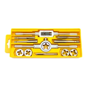 

12/20/40Pcs/Set Alloy Steel Tap and Die Set Metric Tapping Threading Machine Thread Gauge Drift Holder Hand Tools
