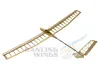 RC Plane Glider 1.4M Balsa Wood Airplane Model Building Kits UZI Radio Controlled Aircraft Flying Model Gliders Toy Planes F14 2