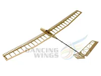 RC Plane Glider 1.4M Balsa Wood Airplane Model Building Kits UZI Radio Controlled Aircraft Flying Model Gliders Toy Planes F14 2