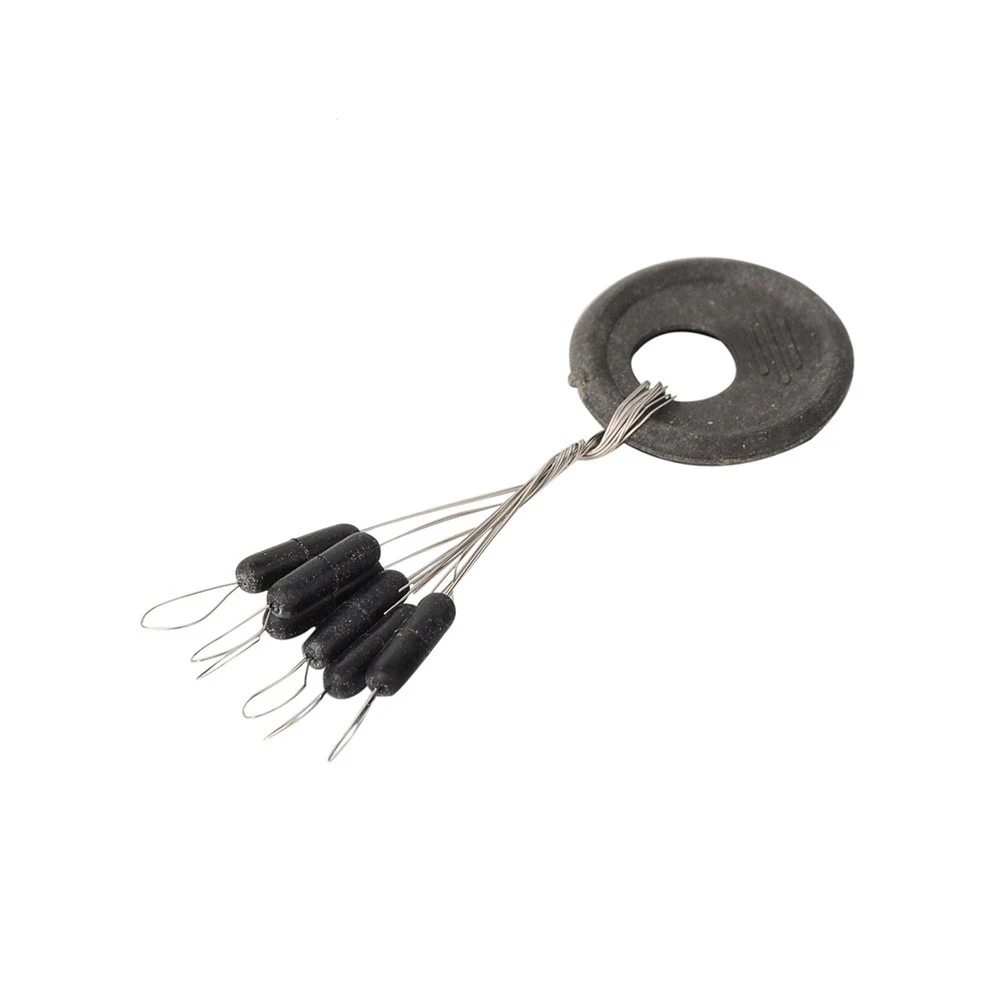 10 Bags/Lot Size L 6 in 1 Rubber Oval Stopper Fishing Bobber Float