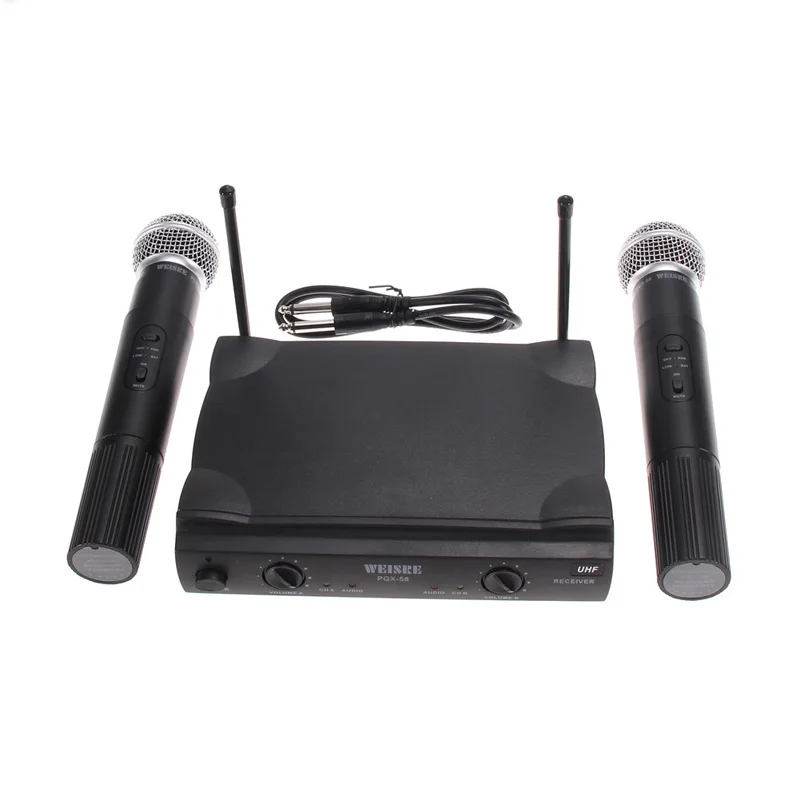 

FW1S 2016 New 2PCS Professional Handheld KTV Club Party Singing Microphone Type Mic