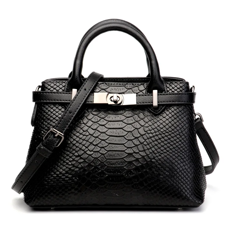 Ladies new fashion leather crocodile pattern laptop shoulder bag Ladies new fashion leather crocodile pattern laptop shoulder ba