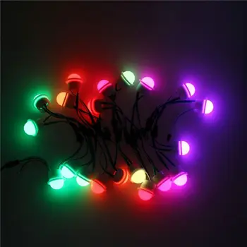 

100Pcs WS2811 3LED 26mm(Dia.) Milky Full Color LED String Module Pixel light 5050smd Addressable RGB Dream color 12V LED lamp