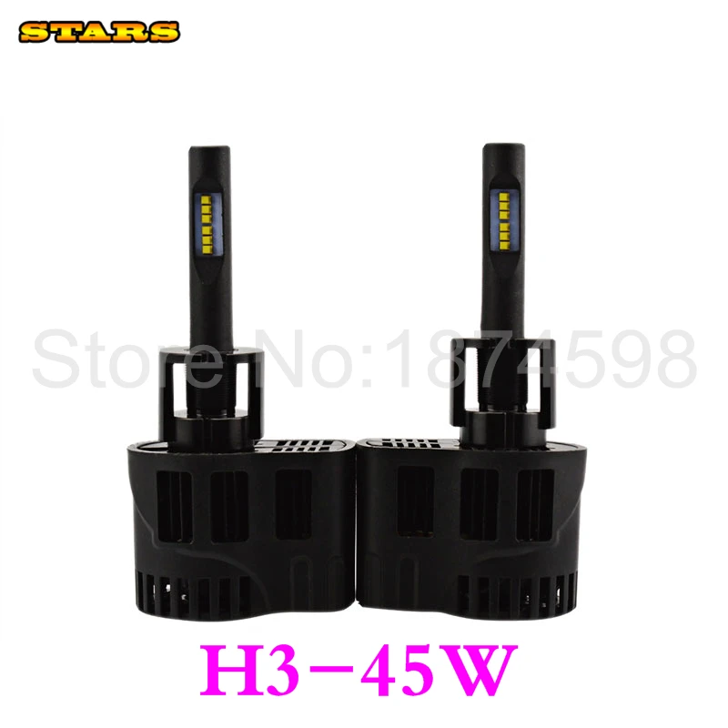 

9000LM P6 45W LED H3 Headlights free Canbus bulbs conversion kit replace Xenon HID lamps 3000K 4000K,5000K,6000K