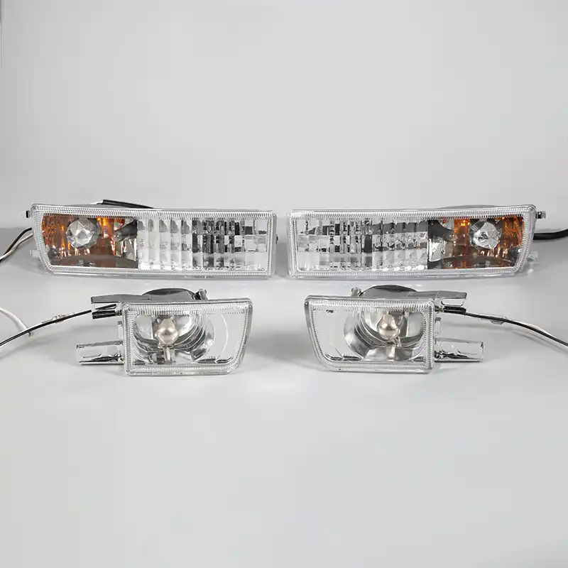 2pcs Turn Signal & 2pcs Fog Light LED Kit For Volkswagen Golf Jetta MK3