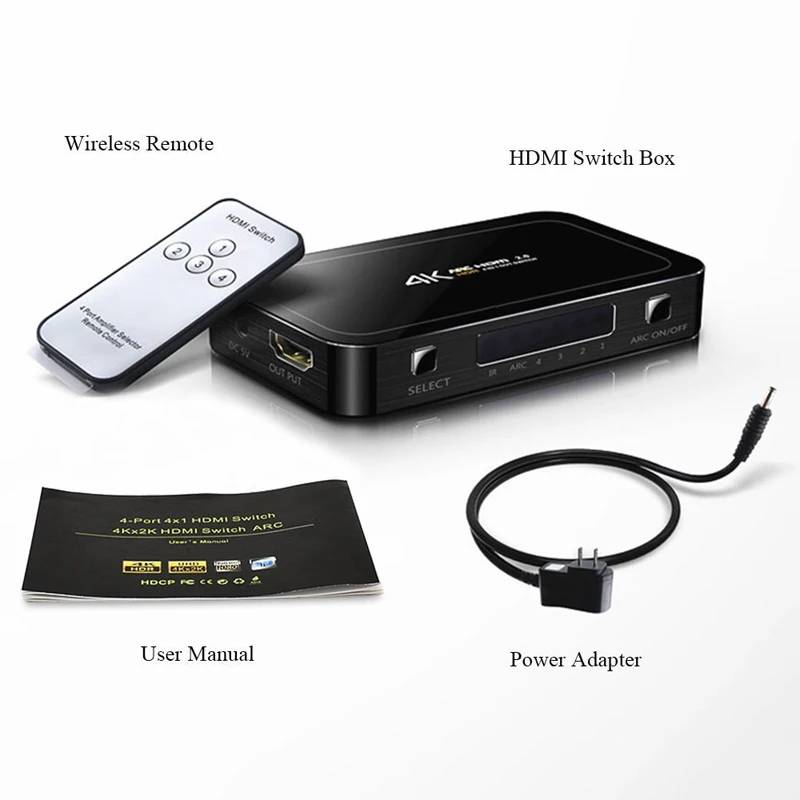 4x1 HDMI switch-4