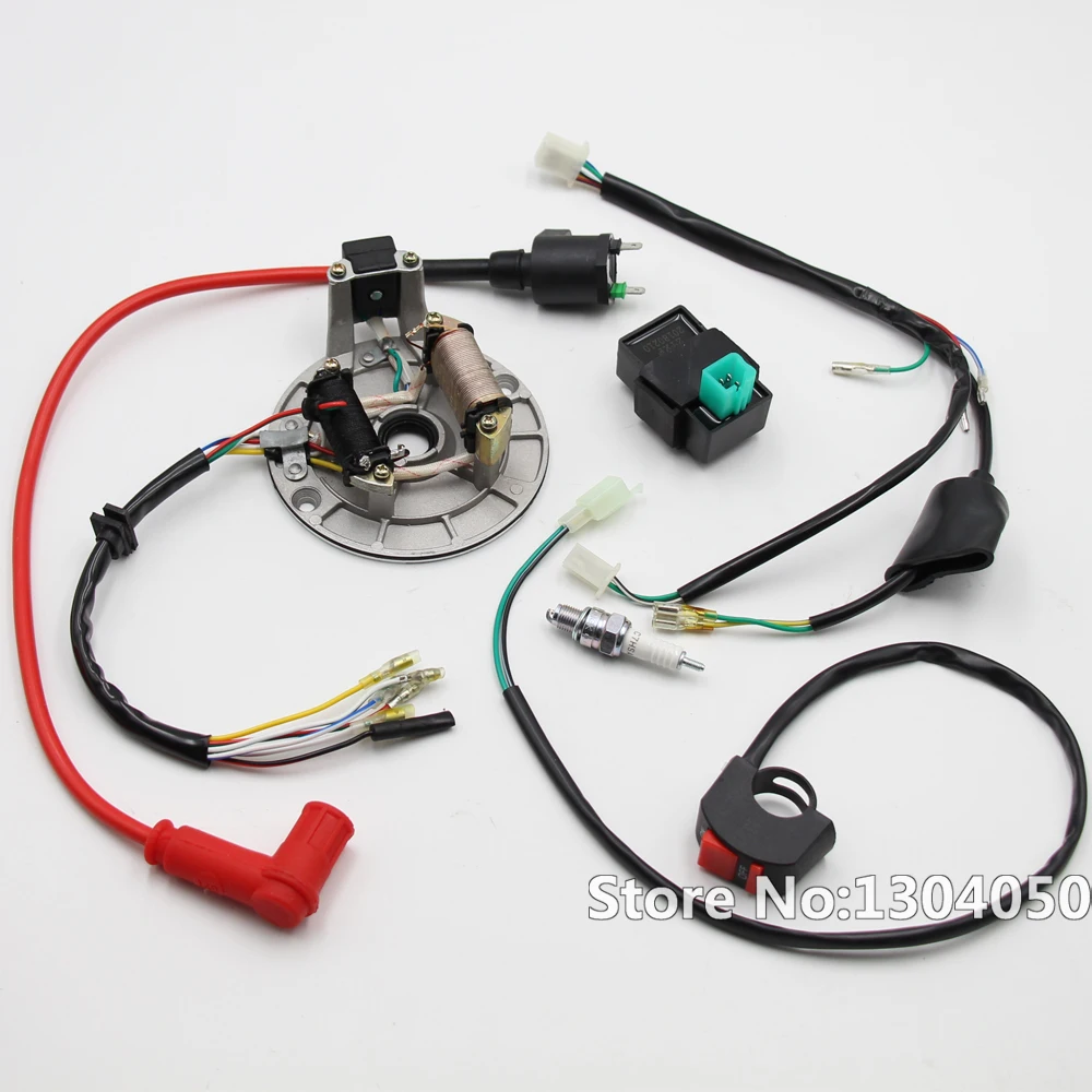 Complete Electrics Magneto Cdi Spark Plug Coil Kill Switch Kick Start Only 50cc 110cc 125cc 150cc Pit Dirt Bikes New Motorbike Ingition Aliexpress