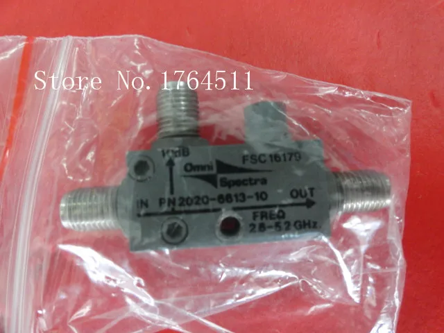 

[BELLA] M/A-COM 2020-6613-10 2.6-5.2GHz to 10dB SMA coupler