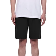 Hawiton мужские Модальные домашние штаны однотонные тонкие свободные повседневные Черные Короткие эластичные штаны средней длины