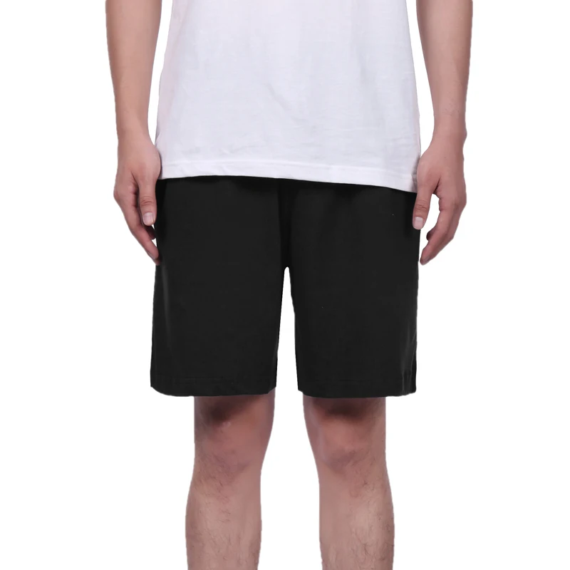 

Hawiton Men Modal Home Pants Solid Color Thin Loose Casual Black Short High Elasticity Medium Pants