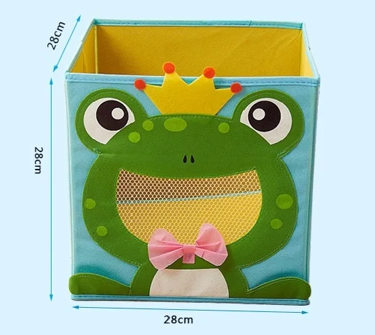 3D мультфильм нетканый материал детская коробка для хранения игрушек животные вышивка узор складная коробка для хранения одежды Нижнее белье дальность