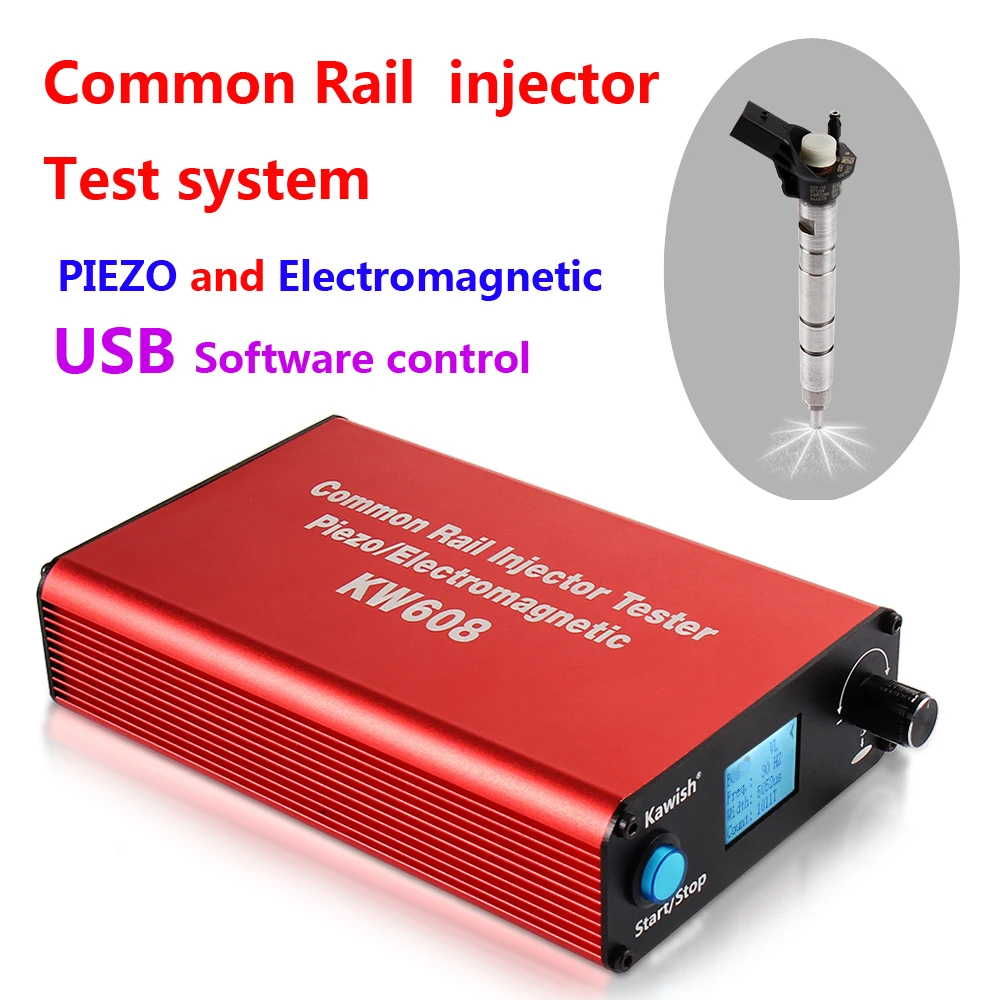US $126.16 2020 NewUpdate Kw608 Multifunction Diesel Common Rail Injector Tester Piezo Injector Tester Usb Injector Test AHE Test Function