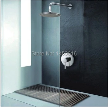 

Free shipping Bathroom Rainfall Shower Complete Faucet Shower Set Concealed shower rain fall W008