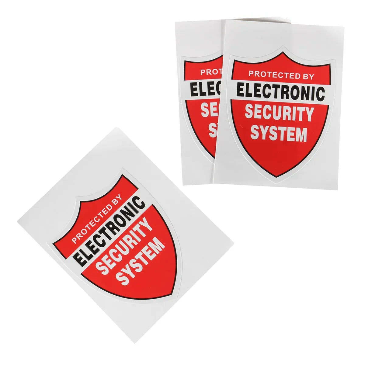  3 Pcs SECURITY SYSTEM DECALS Sticker Decal Video Warning CCTV Camera Home Alarm Security - 32822255990