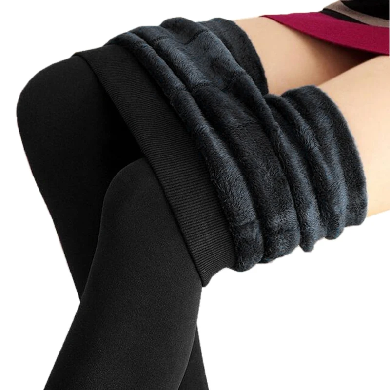 Mileegirl Womens Warm Tights,5 Colors Winter Autumn Elastic Slim Thick Velvet Step Foot
