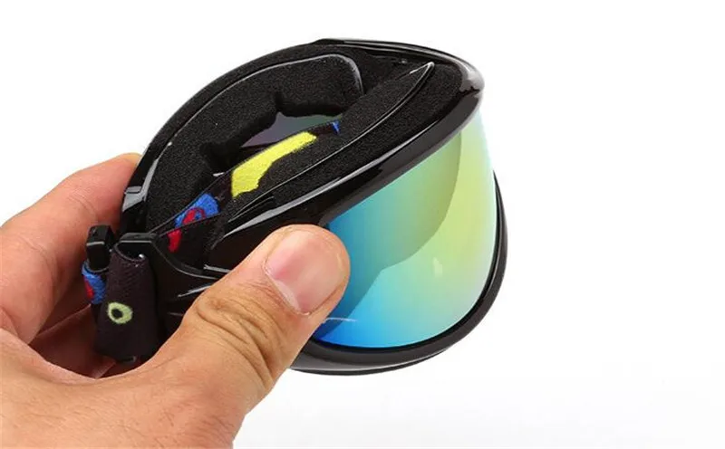 POLISI invierno Anti-Fog Ski Esqui gafas hombres mujeres Snowboard gafas protectoras motocicleta UV400 Snowmobile Skate gafas de nieve