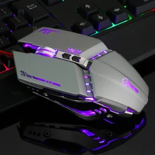 4 цвета дышащая световая Проводная, USB, игровая мышь 3200 dpi портативная офисная деловая домашняя геймерская мышь для ПК компьютера ноутбука