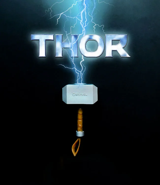 

New Avengers Endgame 4 Movie 6cm Thor Hammer Figure PVC Figures Collection Model boy gift Toys B512