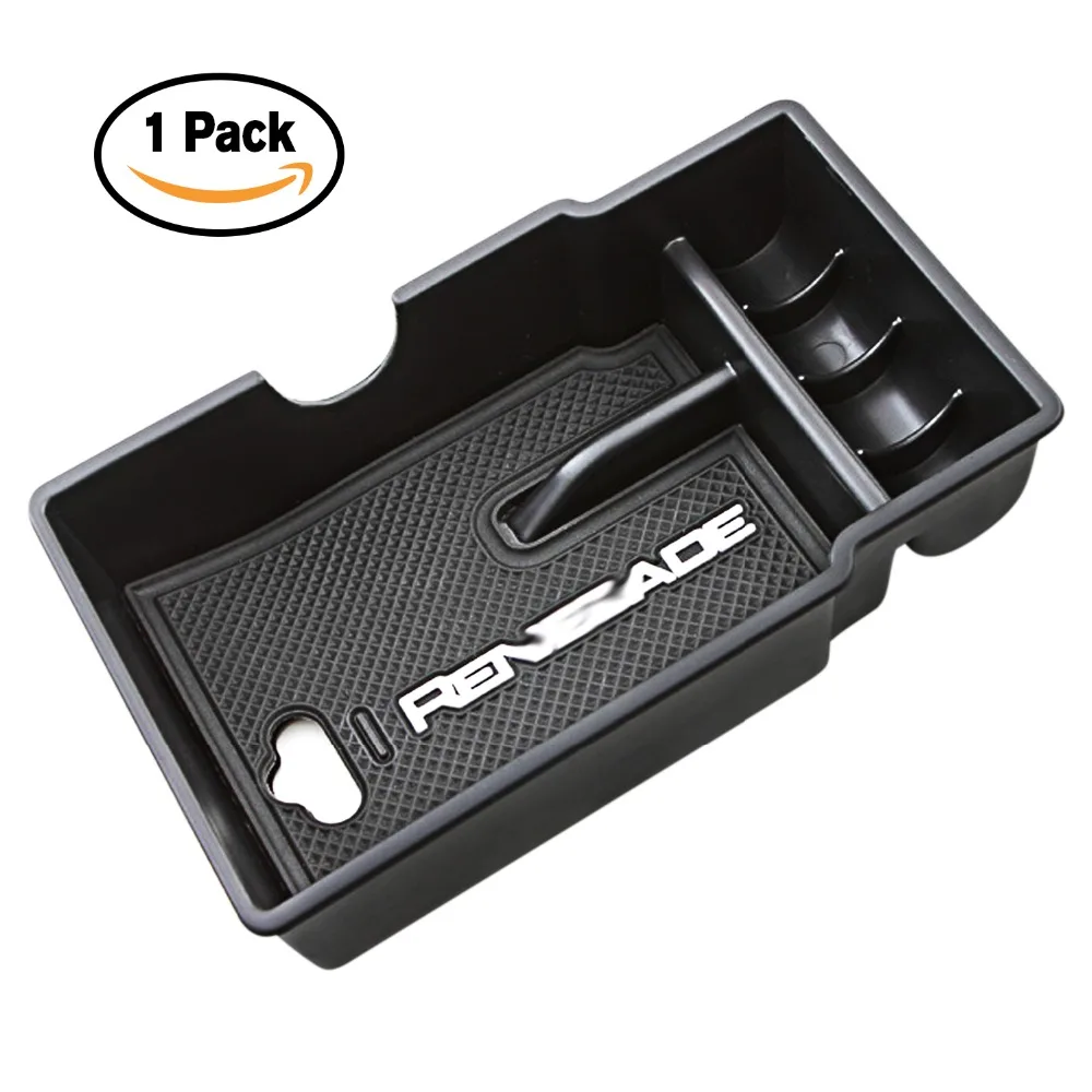 

High Quality Car Center Console Armrest Box Glove Box Storage Case Secondary Storage For Jeep Renegade 2015 2016 2017