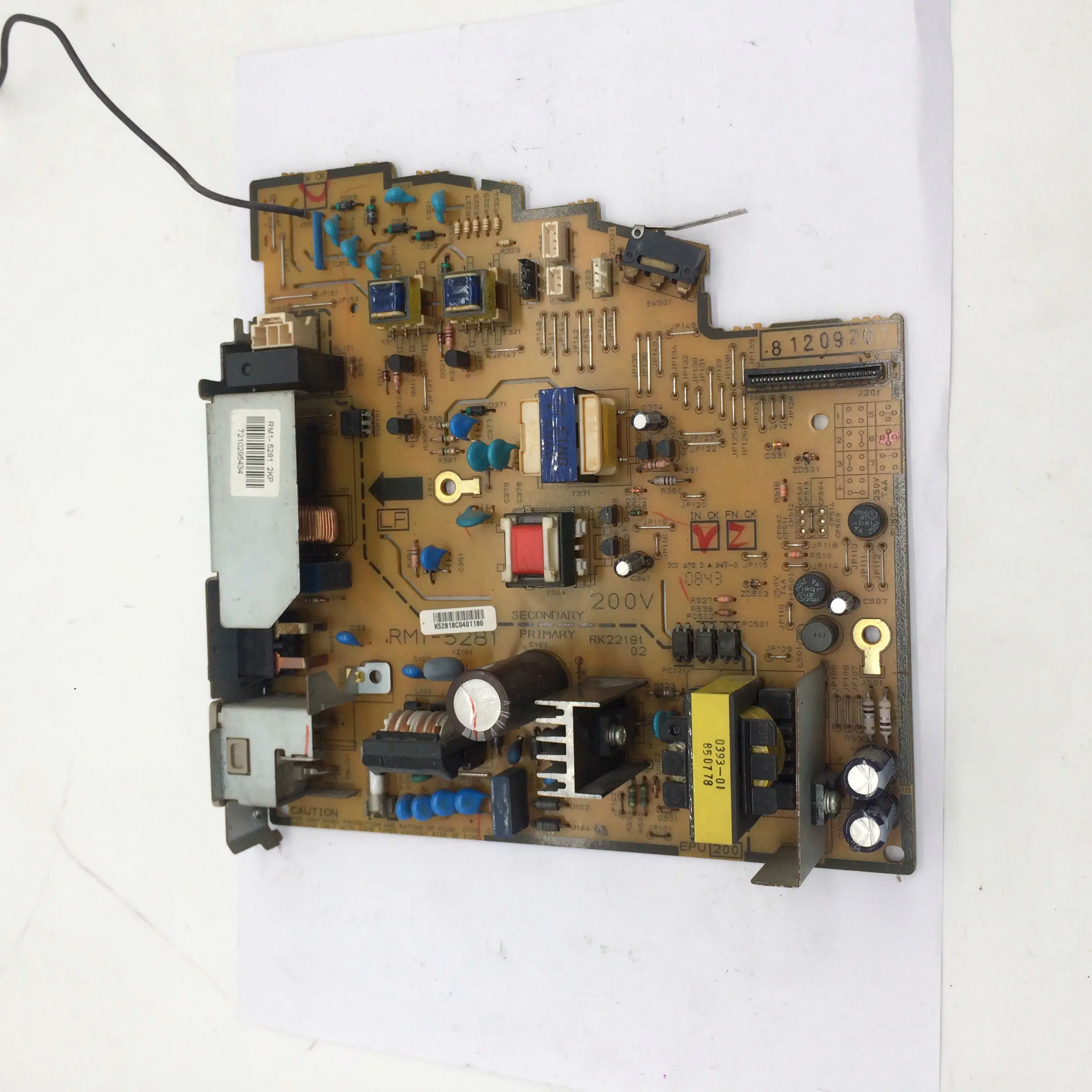 220 v مجلس امدادات الطاقة ل HP يزر M1319 MFP طابعة 220 v مجلس امدادات الطاقة ل HP يزر M1319 MFP طابعة