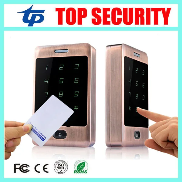 

125KHZ RFID Card Access Controller 8000 User RFID Card And Password Surface Waterproof Touch Screen Door Access Control Reader