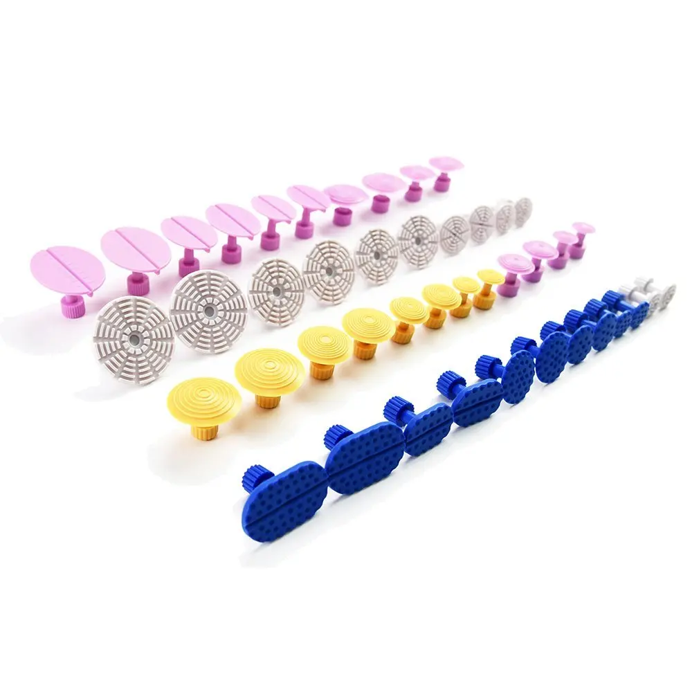 

44pcs Tabs Automotive Paintless Dent Repair Tools Glue Pulling Tabs Car Body Dent Remover Tool Glue Puller Sets