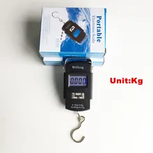 Карманные электронные портативные цифровые весы 15 г* 50 кг Подвесные Весы для багажа весы Steelyard черный