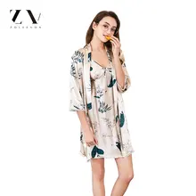 ZOLEEVON новые атласные халаты для женщин шелковая ночная рубашка 2 шт. халат Свадебная вечеринка подружки невесты