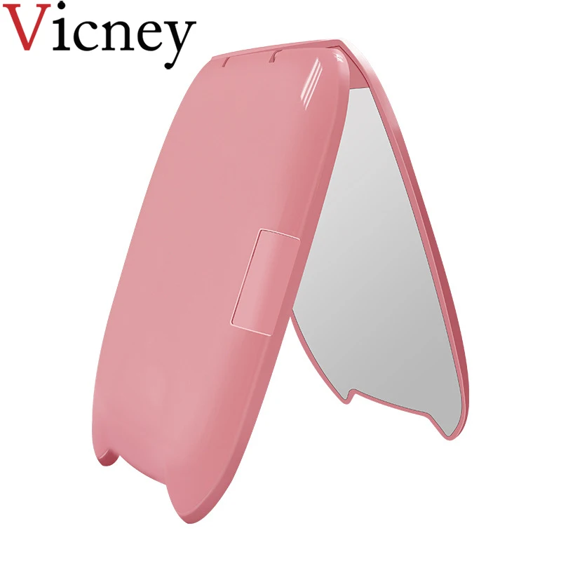 1 шт. женское светодиодное складное зеркало для макияжа косметическое 2X