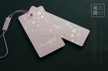 

Wholesale Swing Tag Custom Hang Tag Garment Tag Spot Price Tag Printting High Quality DPN049