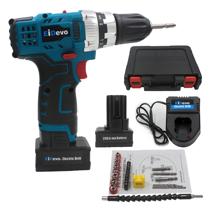 

Mini Electric Cordless Drill 25V Lithium Rechargeable Battery Hand Mini Cordless Screwdriver Flexible Connector Power tool