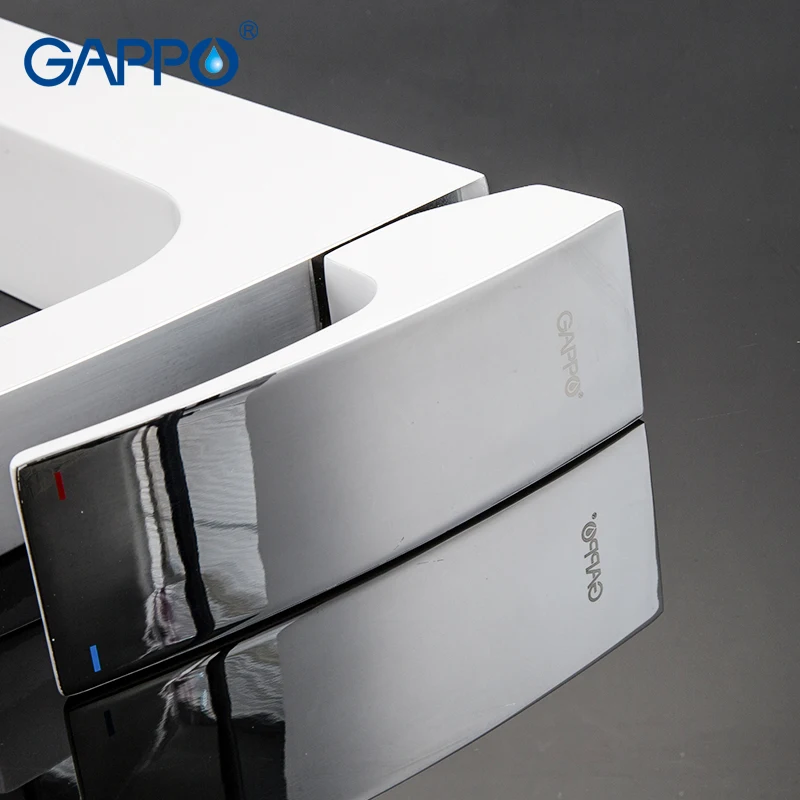 GAPPO bathroom sink faucet tall basin white faucet