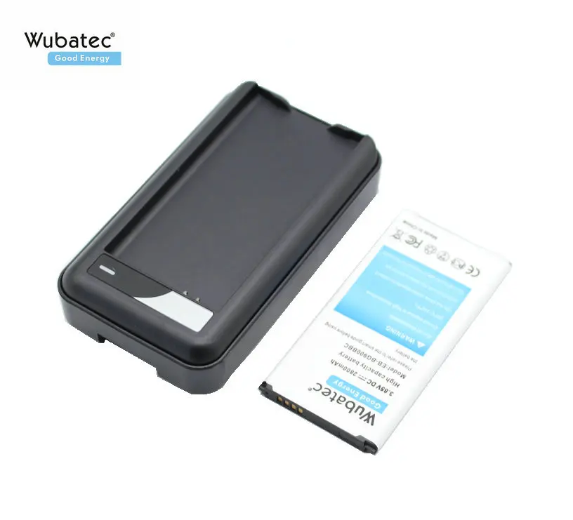 Wubatec 1x2800 мАч NFC аккумулятор + настенное зарядное устройство для Samsung Galaxy S5 i9600 i9602