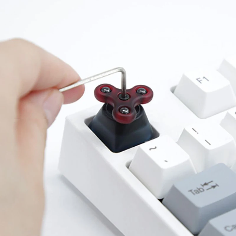 

Handmade Resin Fingertip Gyro ESC Keycaps Stress Reliever Game Key Cap For Cherry Switch Mechanical Keyboard