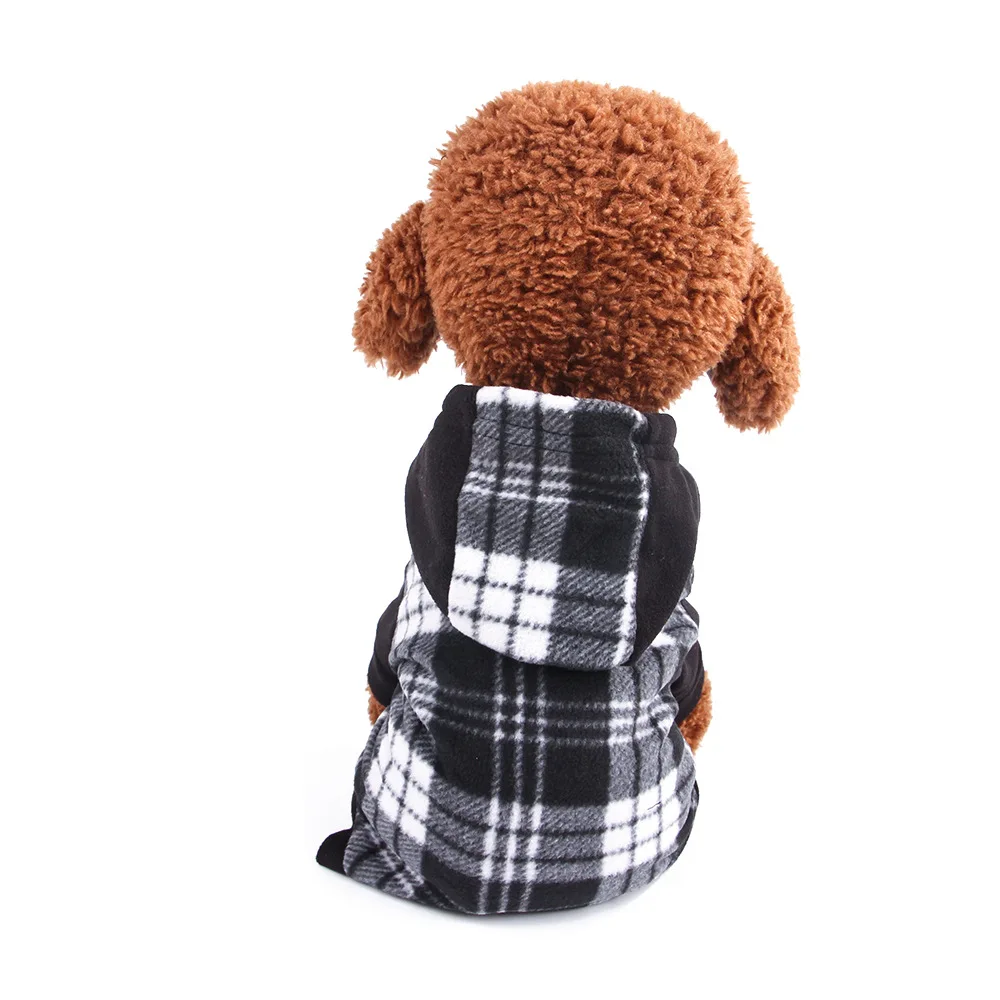 Полосатая одежда для собак худи из полиэстера пальто Модная простая одежда для щенка комбинезон для накидка для собаки 3 цвета(xs-xl) 910E