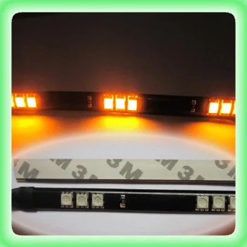 12 шт. Янтарный 30 см 5050 SMD светодиодный автомобильный Грузовик DRL светильник A15|Фара