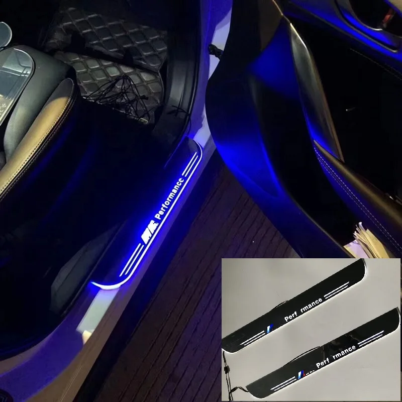 LED DOOR SILL PLATE LIGHTS moving door scuff Nerf Bars Running Boards