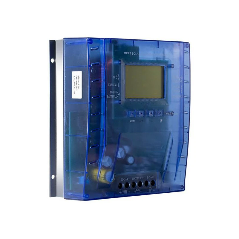 PowMr MPPT контроллер солнечного зарядного устройства 60A 40A 12 V 24 V lcd зарядное устройство высокая эффективность все значение на одном экране солнечный регулятор