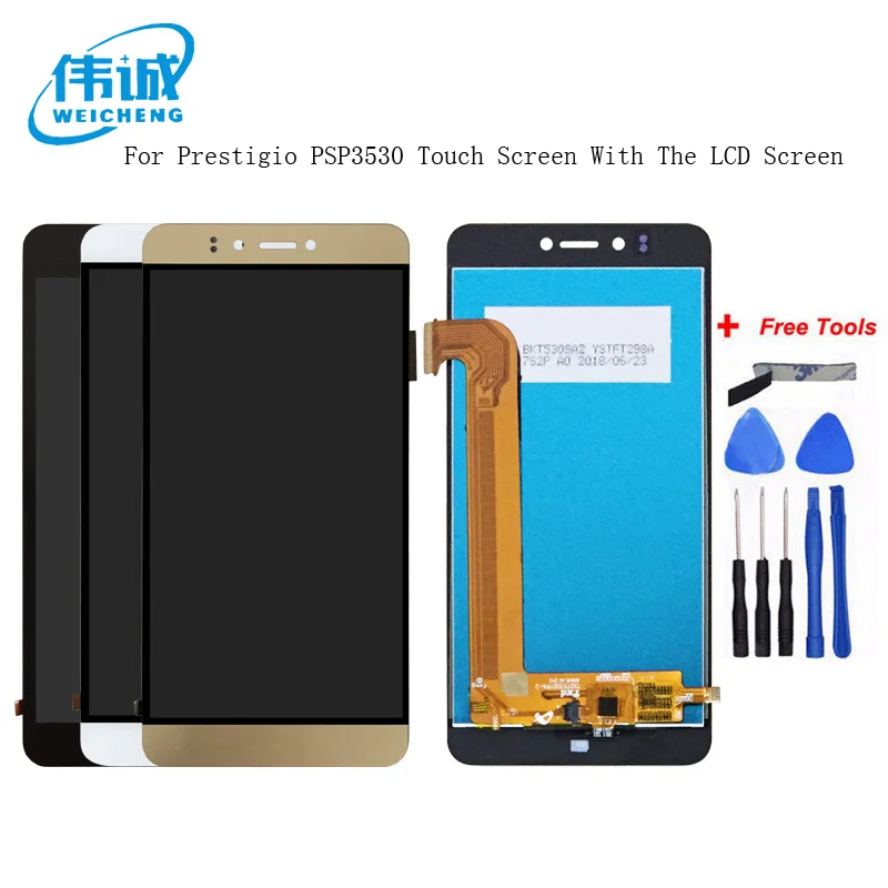 WEICHENG для Prestigio Muze F3 PSP3531 DUO PSP 3530 D3 PSP3532 PSP7530 ЖК экран + сенсорный экран|Экраны