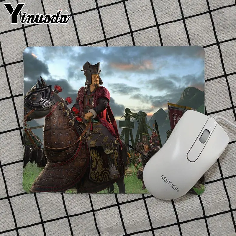 Силиконовый коврик для мыши Maiya Total War Three kingkingdom игровой резиновый ПК компьютерный