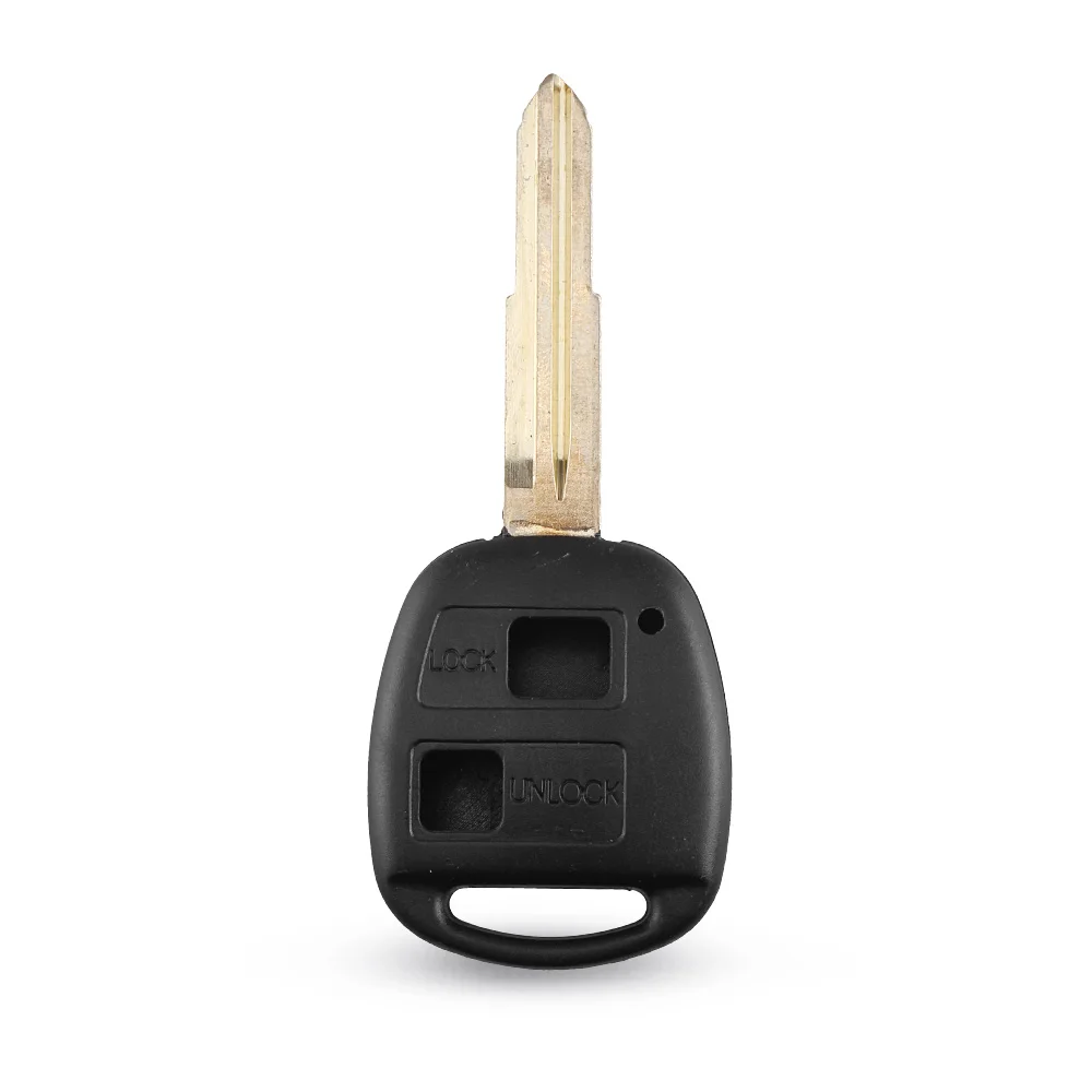 KEYYOU 10x2 кнопки Uncut TOY41R чехол для дистанционного ключа автомобиля Toyota Yaris Camry RAV4 Prado