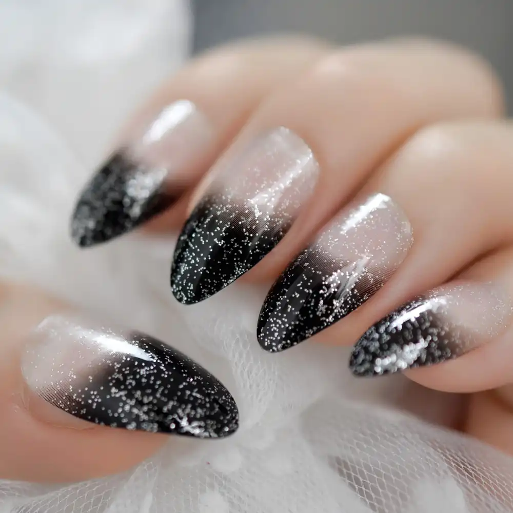 Gray And White Acrylic Nails Nail And Manicure Trends