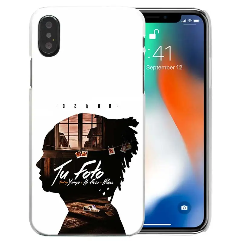 Чехол Singer для iPhone XS Max XR X 10 7 7S 8 6 6S Plus 5s SE 5 4s 4 5C Жесткий прозрачный пластиковый ПК Coque Cover Shell Anuel Aa Ozuna 11 - Цвет: 07