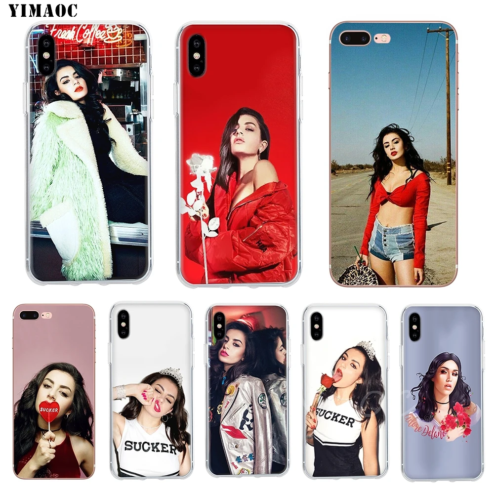 

YIMAOC Charli XCX Soft TPU Silicone Case Cover for iPhone 8 7 6 6S Plus 5 5S SE X XS Max XR Coque Shell Cases