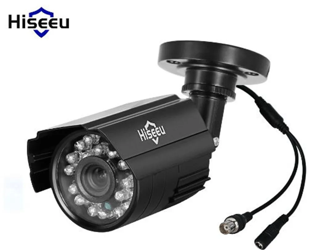 Hiseeu 720 P/1080 P NSTC AHD ip-камера с дистанционным просмотром, обнаружение движения, система видеонаблюдения, cctv DVR, система безопасности, IP66, водонепроницаемая