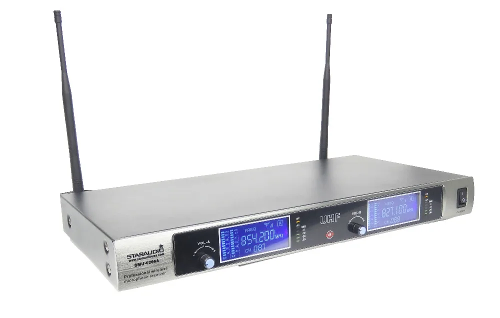 STARAUDIO DJ Profession 2CH UHF Wireless Handheld
