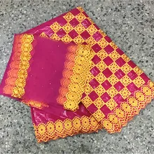 Цвет Лидер продаж baizn riche getzner nouveau высокое качество хлопковый Базен brode getzner в нигерийском стиле кружево ткань 5+ 2 ярдов/партия