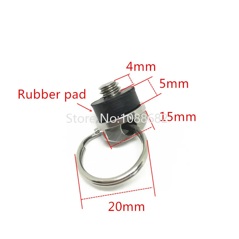 High Quality Stainless Steel 14 Threaded Screw Adapter Tripod Mounting Screw for Quick Release Neck Strap SLR DSLR 9 (4)