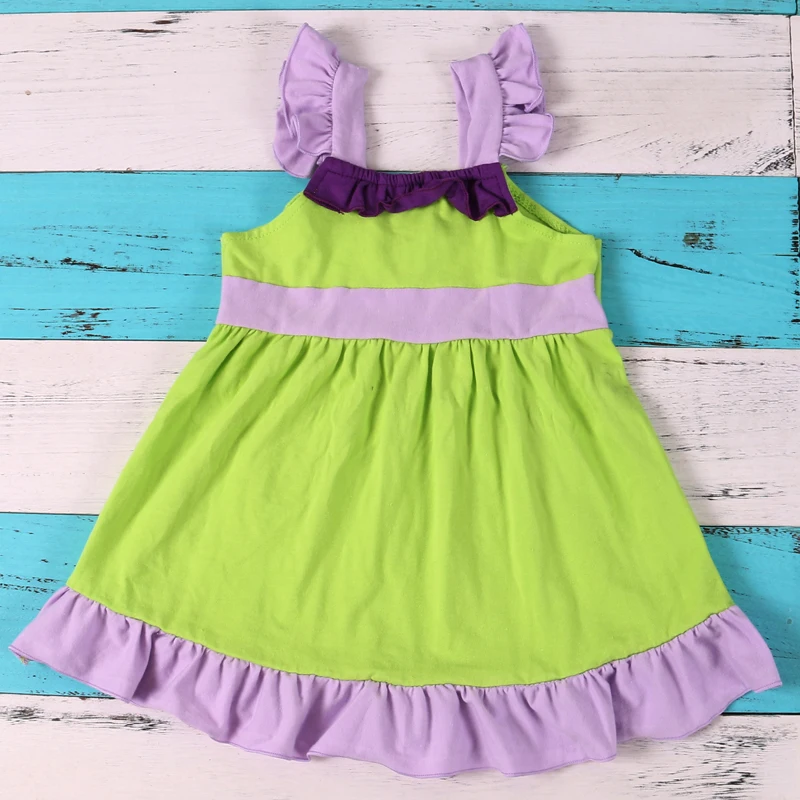 

MUDBALA Boutique Cotton Smocked Ruffle Dress For Toddler Baby Girl Suspender Party Dress Teenager Princess Dress