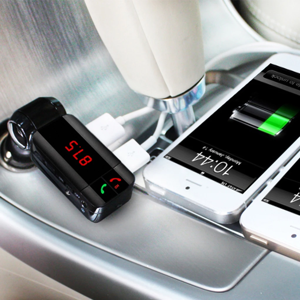 Детектор тока и напряжения автомобильный mp3 плеер FM передатчик Bluetooth гарнитура